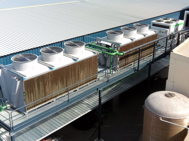 Usos del agua en refrigeración y climatización industrial