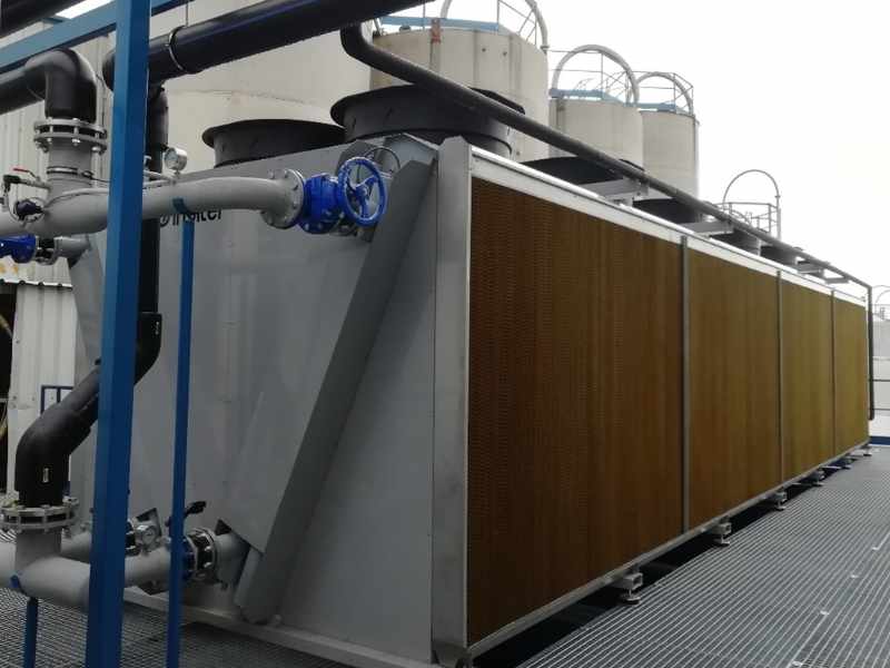 refrigeracion industrial - aerorefrigerador adiabatico