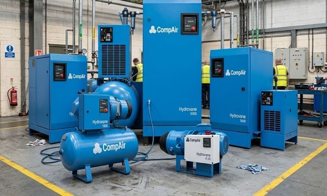 Distribuidor oficial Hydrovane en Cataluña: especialistas en compresores de paletas industriales