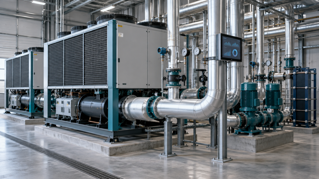 Eficiencia energética en frío industrial: cómo saber si una enfriadora está perdiendo rendimiento